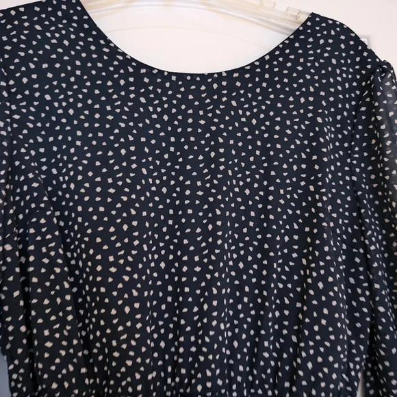 Blue Polka Dot Tiered Dress only Brand Size Medium - Picture 6 of 7